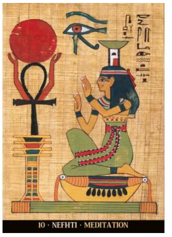 Tarot Egyptian gods Silvana alasia