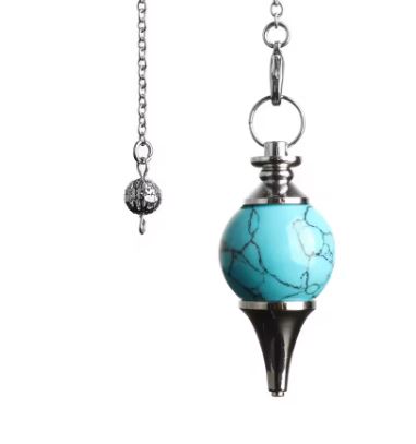 Péndulo turquesa bola