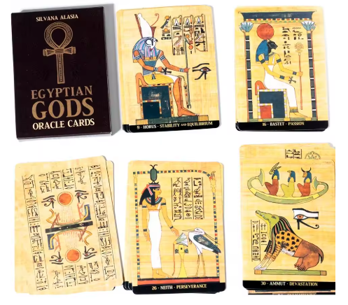 Tarot Egyptian gods Silvana alasia
