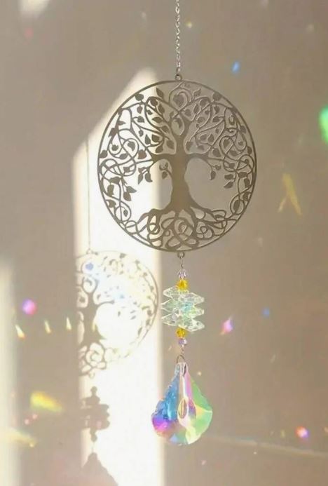 Atrapa luz de arbol de la vida