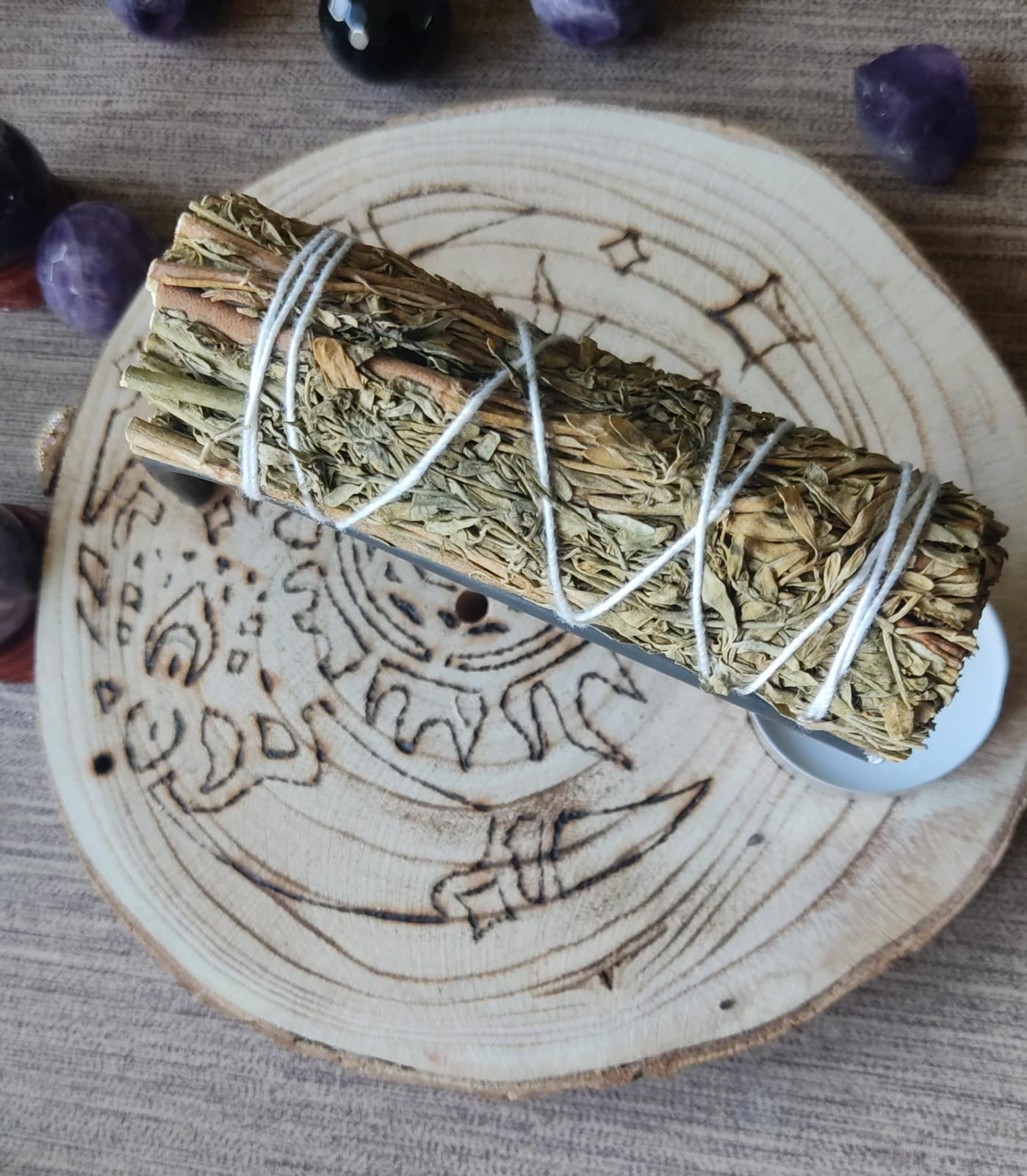 Quemadores de palo santo o sahumerios mediano
