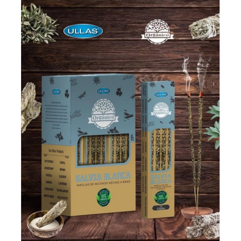 Incienso Ullas Salvia Blanca