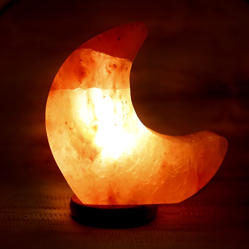 Lámpara Luna de sal del Himalaya