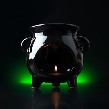 Quemador en forma de caldero.