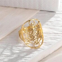 Anillo metatrón dorado