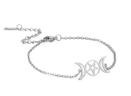 Pulsera triple luna