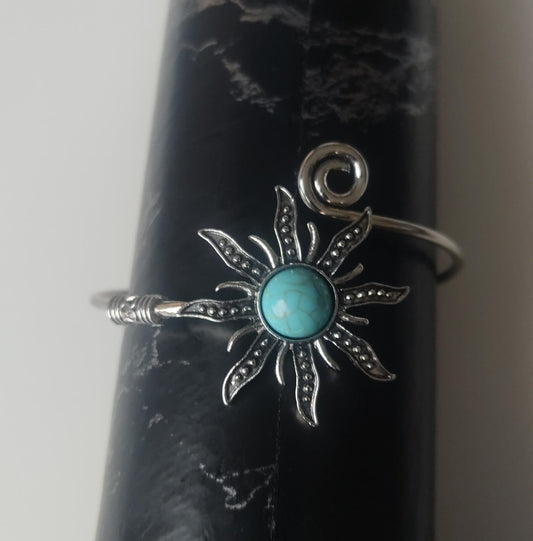 Pulsera sol de turquesa